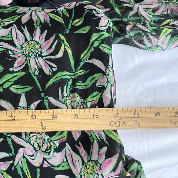 Dodo Bar Or Angelina Floral Print Jeweled Maxi Dress Long Sleeve‎ Formal 44/8 US - Picture 16 of 16